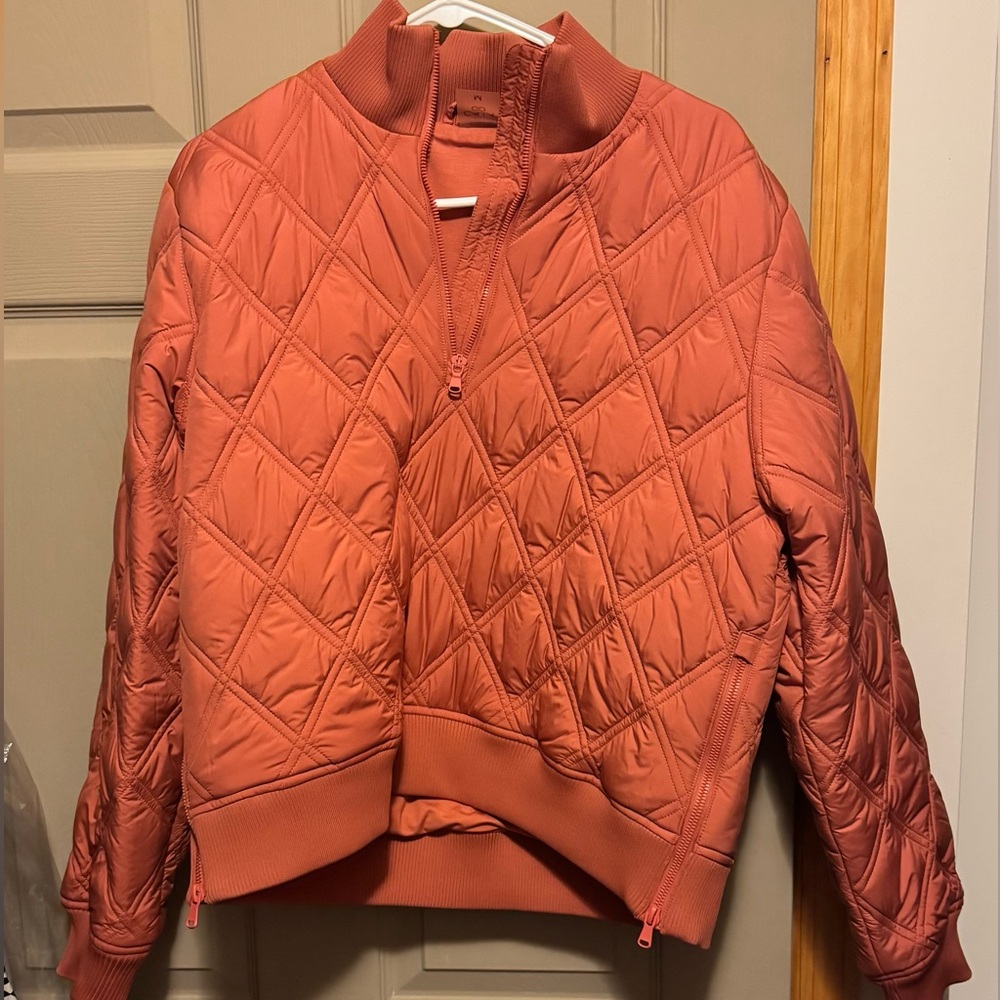 Women's Calia Quilted Jacket in Coral